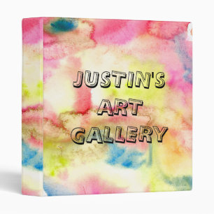 Child's Artwork Collection personalized binder
