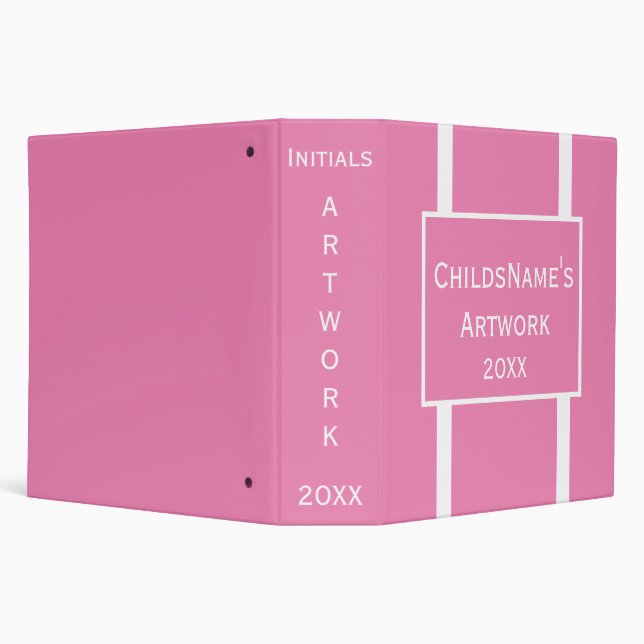 Child's Artwork Solid Colour Binder (Background)