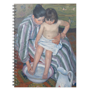 Child's bath, 1893 (oil on canvas) notebook