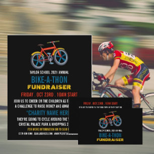Child's Bike, Children's Charity Bike-a-Thon Event Flyer