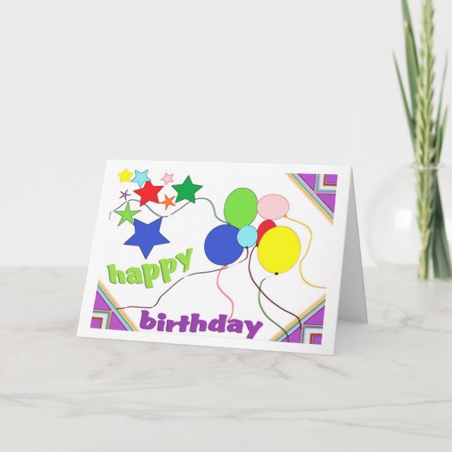 Childs Birthday Card (Front)