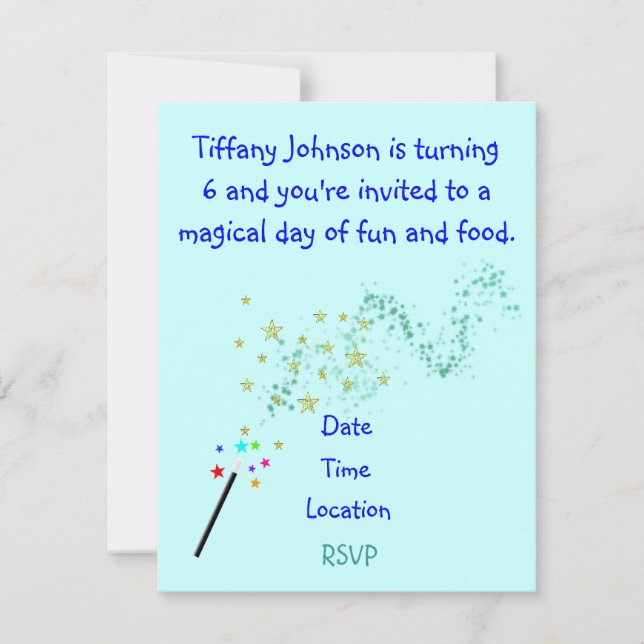 Child's Birthday Invitation (Front)