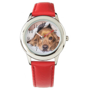 Child's Dog Photo Favourite Pet Picture Template Watch