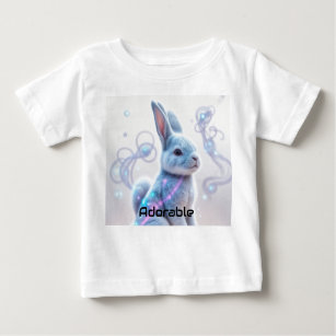 Child's Galaxy Blue Bunny, Baby T-Shirt