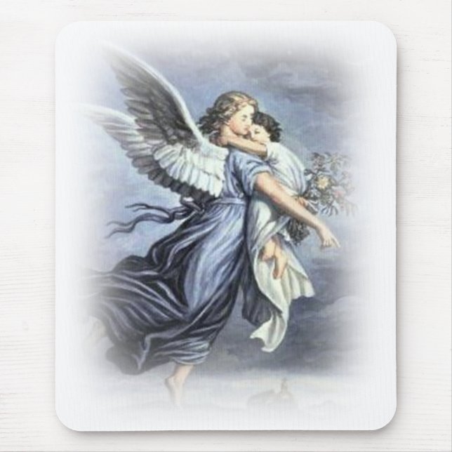 Childs guardian Angel Mouse Pad (Front)