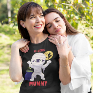 Child's "Mummy" Funny Cartoon Halloween T-Shirt