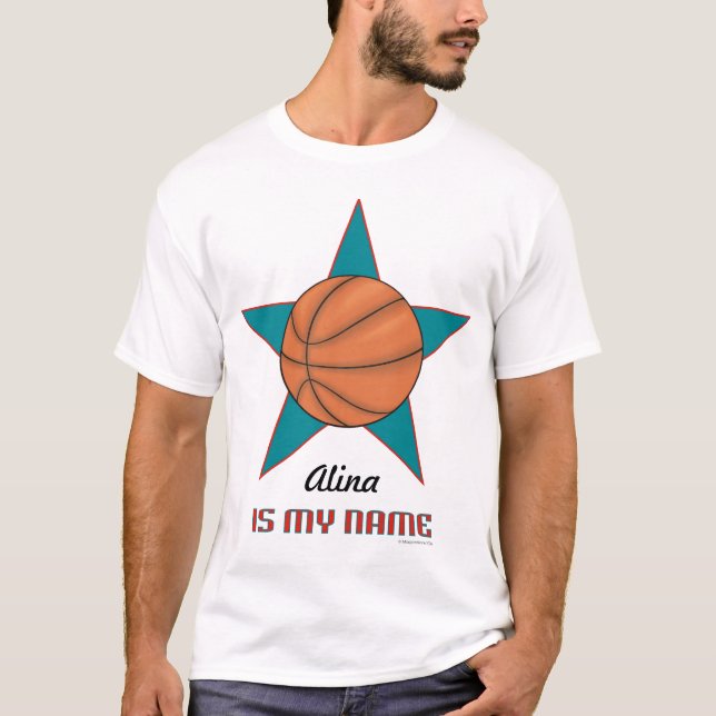 Child's Personalized Basketball T-... - Customized T-Shirt (Front)