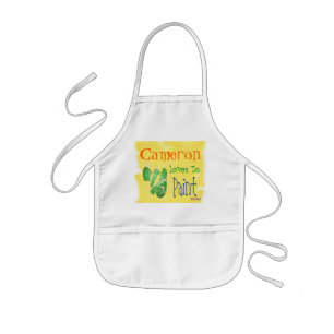 Childs Personalized Painting Apron