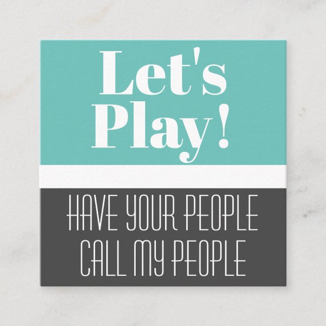 Child's Playdate Card Modern (Front)