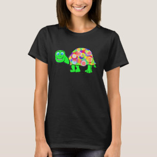 Childs Turtle To Tortoise Abstract Colour Circles  T-Shirt