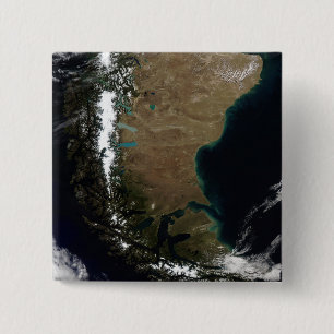 Chile and the Patagonian region of Argentina 2 Inch Square Button