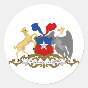 Chile, Chile Classic Round Sticker