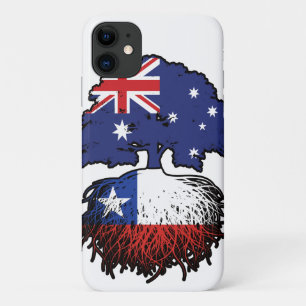 Chile Chilean Australian Australia Tree Roots Flag iPhone 11 Case