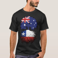 Chile Chilean Australian Australia Tree Roots Flag