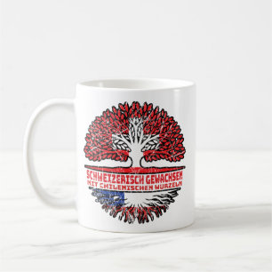 Chile Chilenisch Schweizer Schweiz Baum Wurzel Coffee Mug