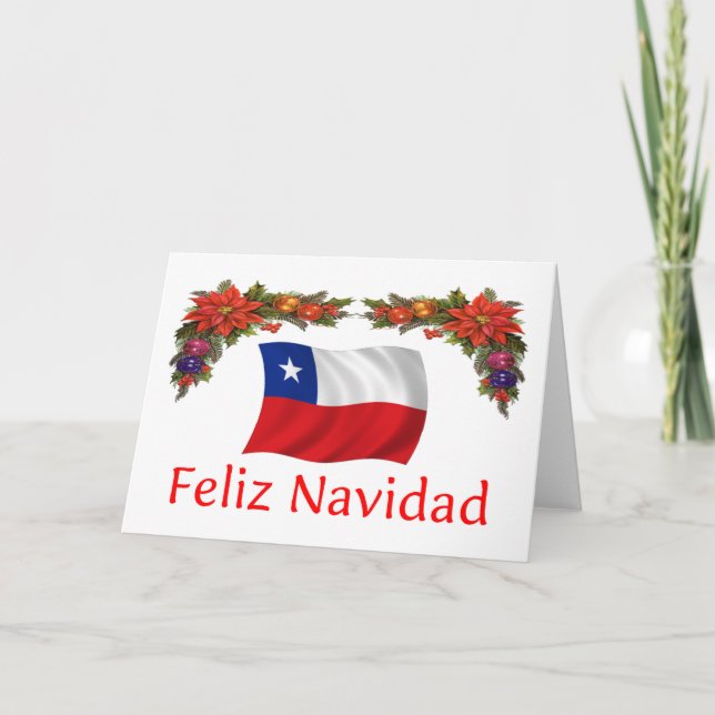 Chile Christmas Holiday Card (Front)