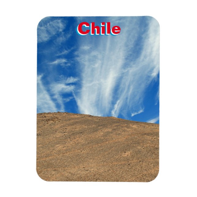 Chile clouds magnet (Vertical)