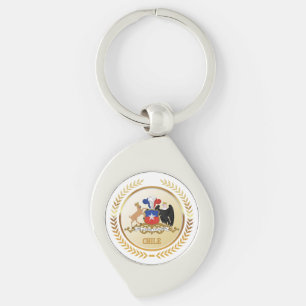 Chile Coat Of Arms Keychain