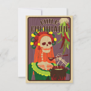 chile colorado invitation