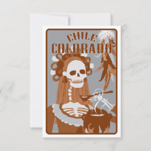 chile colorado : orange burn invitation