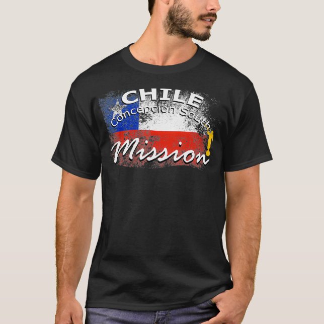 Chile Concepcion South Mormon LDS Mission Gift T-Shirt (Front)