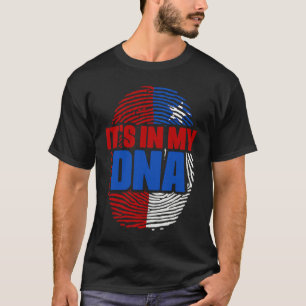 Chile DNA Country Flag Citizenship Hispanic Race C T-Shirt