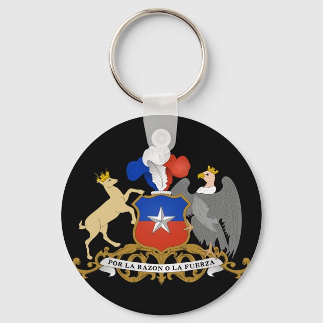 chile emblem keychain (Front)