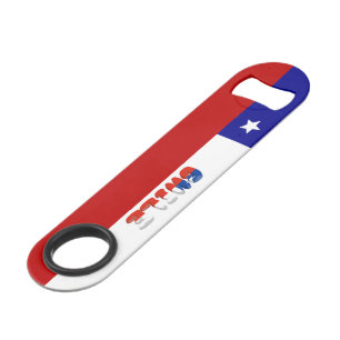 Chile flag bar key