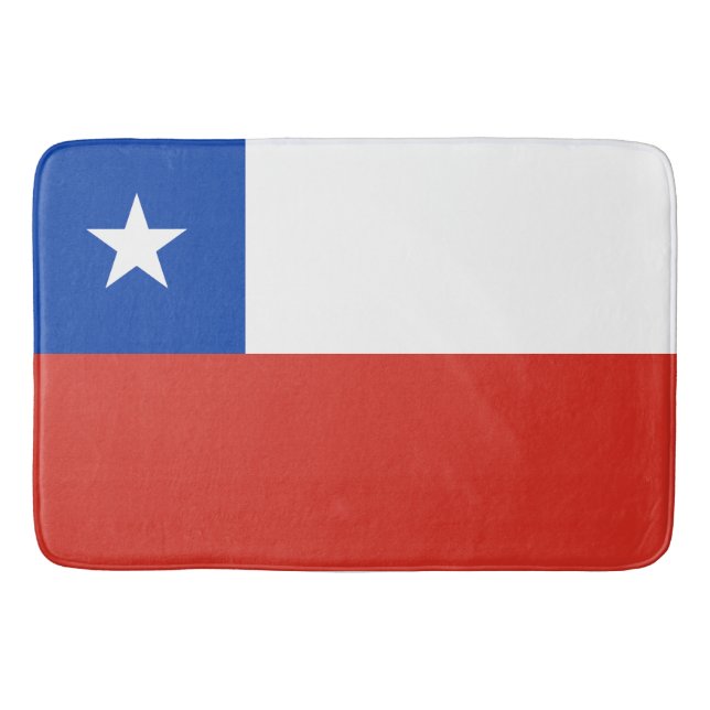 Chile flag bath mat (Front)
