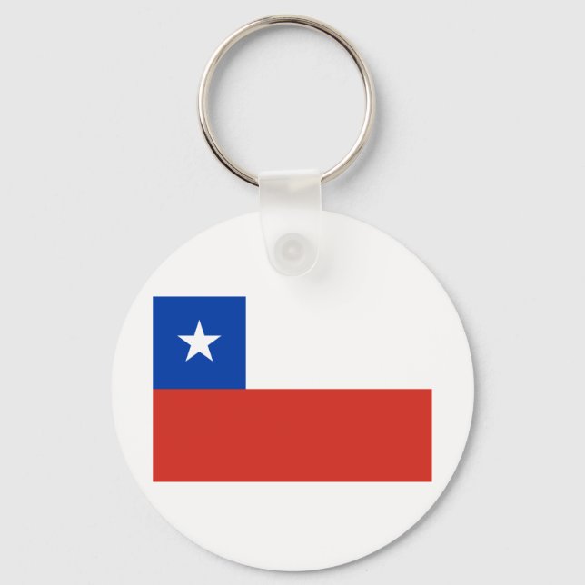 Chile Flag CL Keychain (Front)