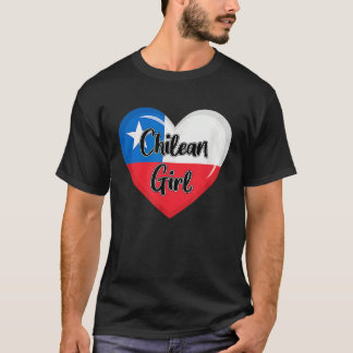 Chile Flag for Women Chilean Girl T-Shirt