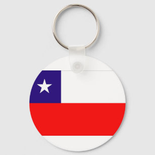 CHILE FLAG KEYCHAIN