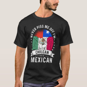 Chile Flag Mexico Grown  Humour Citizen Pride T-Shirt