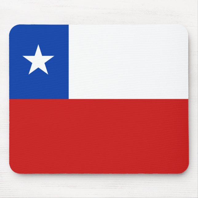 Chile Flag Mousepad (Front)