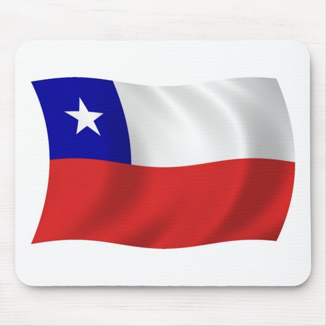 Chile Flag Mousepad (Front)