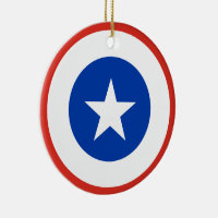 Chile Flag Roundel, Round Chilean Flag
