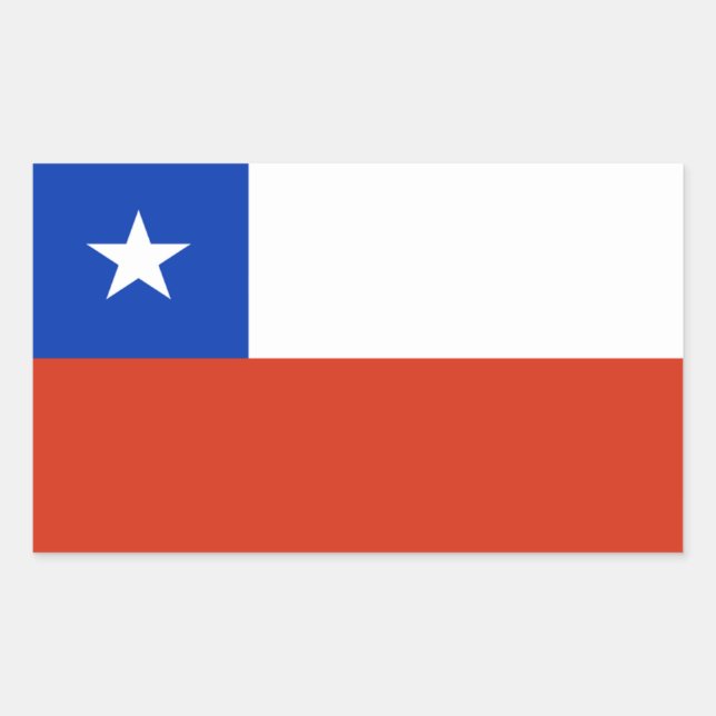 Chile Flag Sticker (Front)