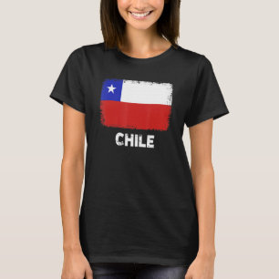 Chile Flag   Support Chilean People Women Men   T-Shirt
