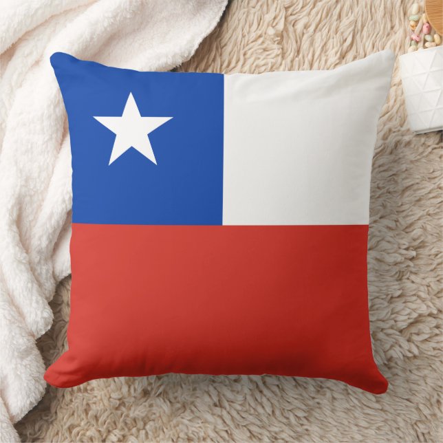 Chile flag throw pillow (Blanket)