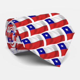 Chile Flag Tie