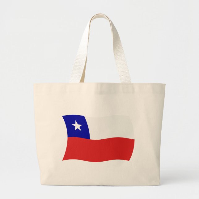 Chile Flag Tote Bag (Front)