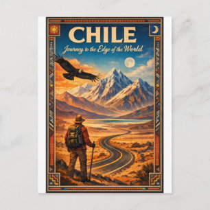 CHILE – Journey to the Edge of the World Postcard