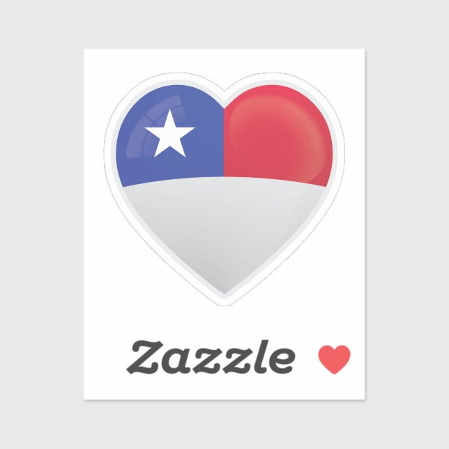 Chile Love Flag (Sheet)