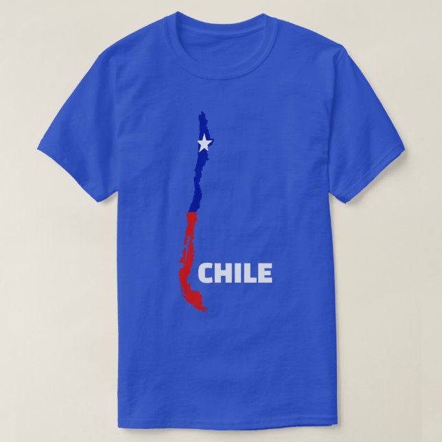 Chile map 1 T-Shirt (Design Front)