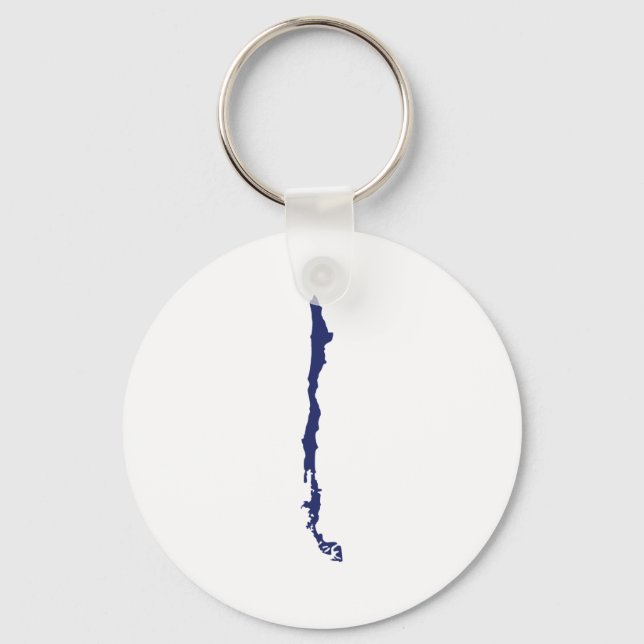 Chile Map Keychain (Front)