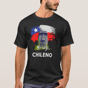 Chile Moai Hispanic Heritage Month Yo Soy Chileno T-Shirt