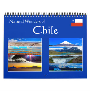 chile natural wonders 2026 calendar