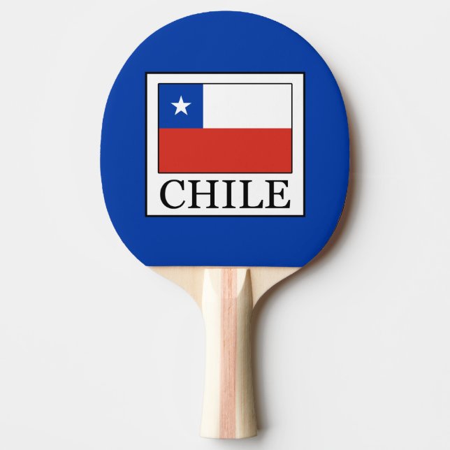 Chile Ping Pong Paddle (Front)