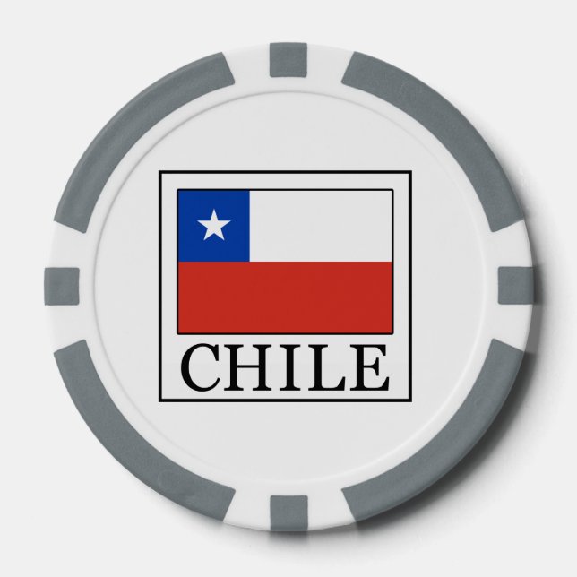 Chile Poker Chips (Front)
