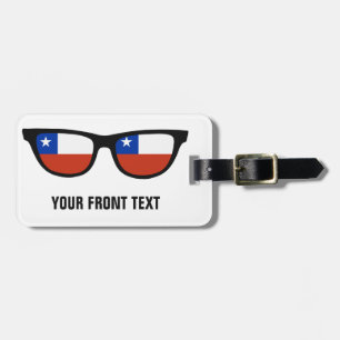 Chile Shades custom luggage tag